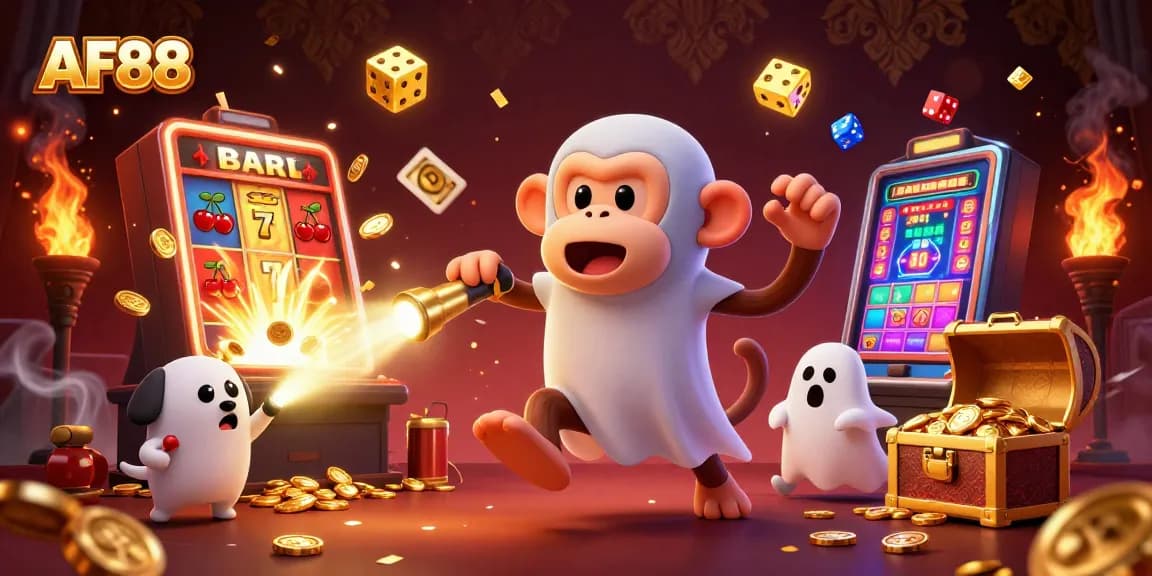 Engage in exciting gameplay at AF88 with vibrant scenes of winning coins and rewarding experiences.