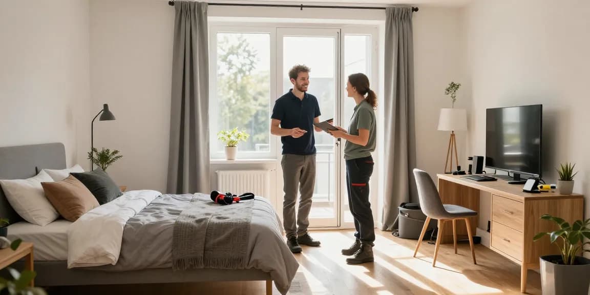 Monteurzimmer mieten Hannover - gemütliche Unterkunft mit modernen Annehmlichkeiten für Geschäftsreisende.