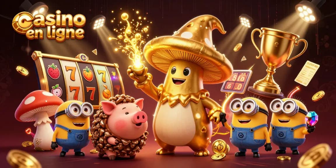Jouez à des jeux de casino en ligne captivants avec des personnages fantastiques et des éléments dynamiques.