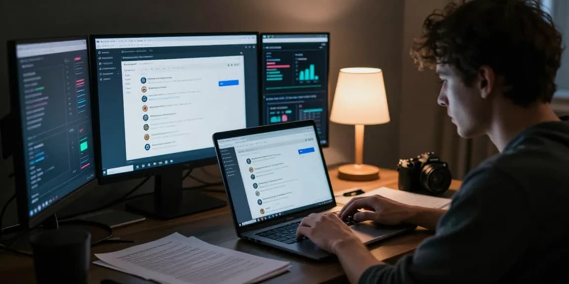 Explore the Best Darknet Markets 2026 with a user analyzing verified onion links in a digital workspace.