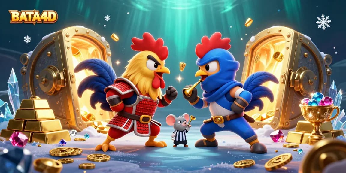 Engage with BATA4D through an exciting standoff of championship roosters, bringing casino thrills alive!