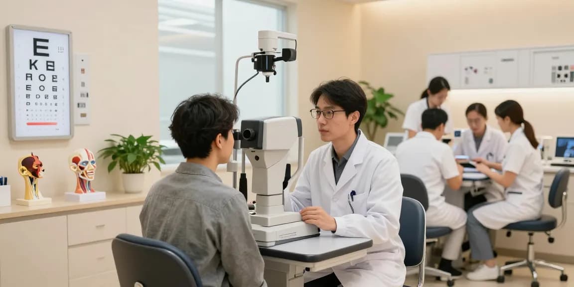 Comprehensive eye examination at SNU Eye Clinic with advanced technology and caring staff