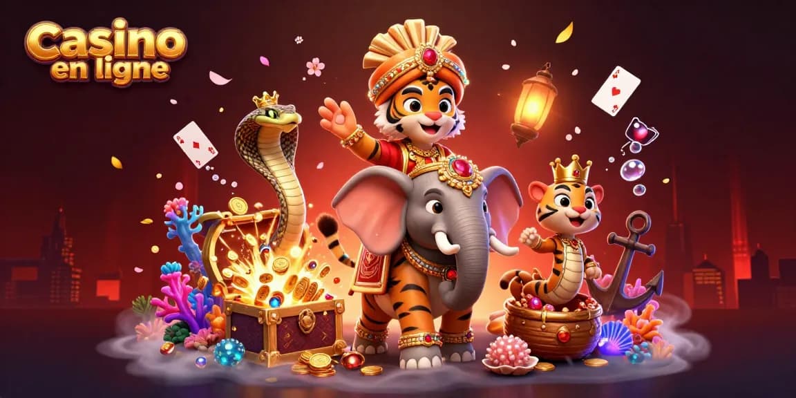 Participez à des jeux passionnants sur casino en ligne au milieu de personnages 3D vibrants et d'éléments de jeu riches.