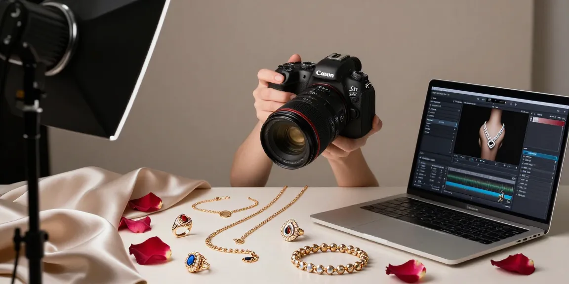 Photographie de bijoux par un Fotografo di Gioielli dans un studio professionnel à Milan.