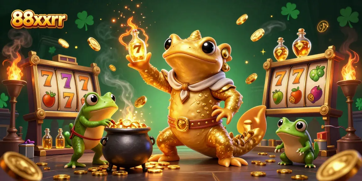 Experience thrilling wins with 88xxrr in a vibrant casino world full of gold coins and lucky symbols.