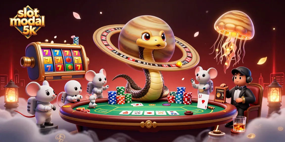 Spin the slot modal 5k with vibrant jackpot visuals and engaging gambling elements
