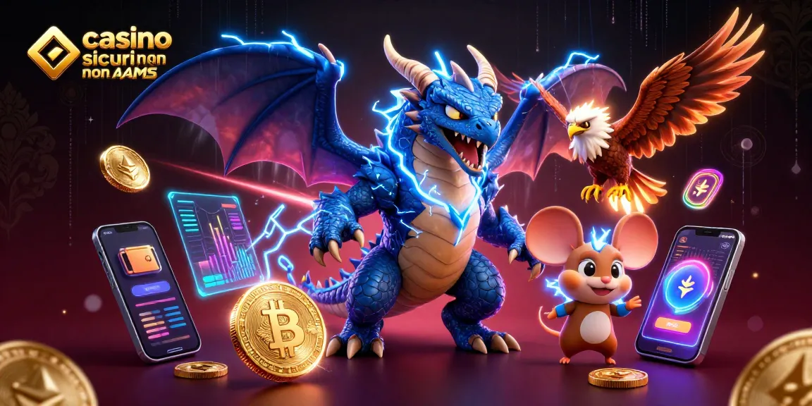 Gioca nei casinò sicuri non AAMS con personaggi 3D emozionanti ed elementi crittografici che aumentano l'adrenalina.