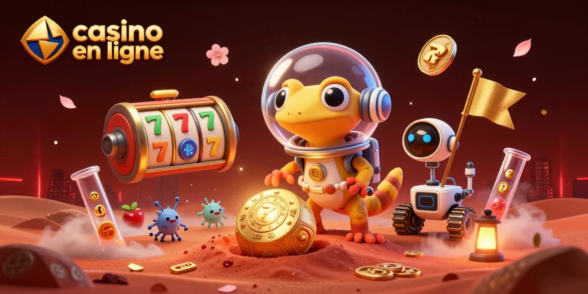 Casino en ligne : représentez votre chance avec le gécko martien et la découverte d'un casino doré