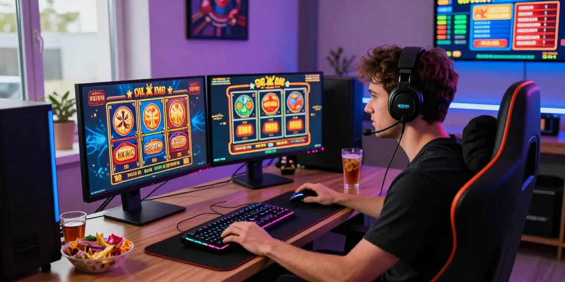 Engaging online gaming setup showcasing casino sicuri non AAMS experiences with vibrant games and accessories.