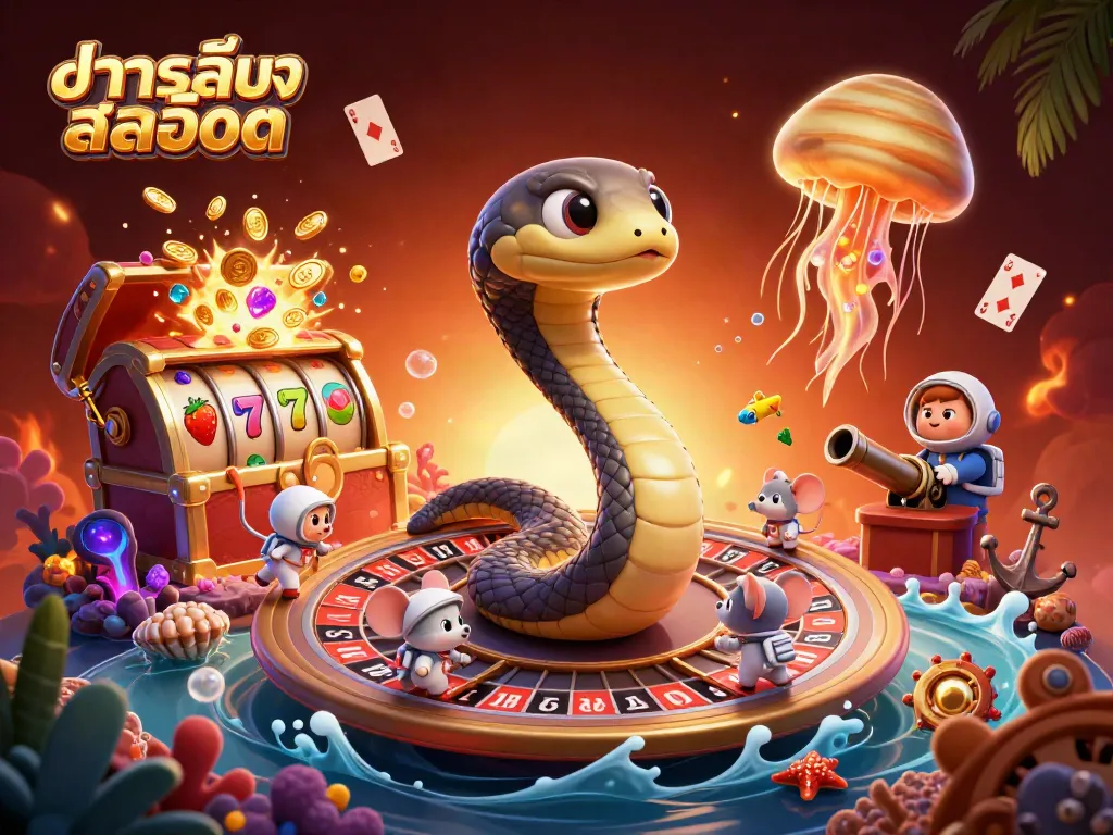 ทดลองเล่นสล็อต พร้อมเดิมพันในภาพ 3D ที่สมจริงกับอวกาศและคาสิโน