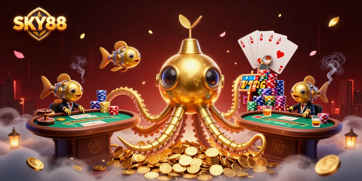 Bet big with SKY88 at this vibrant online casino featuring dynamic gambling elements.