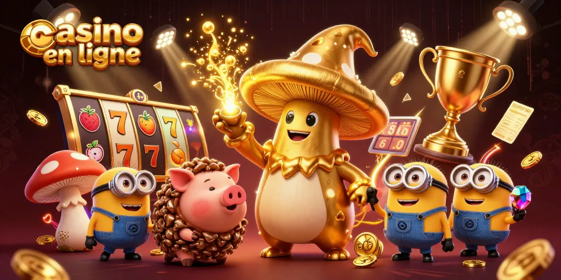 Jouez à des jeux de casino en ligne captivants avec des personnages fantastiques et des éléments dynamiques.