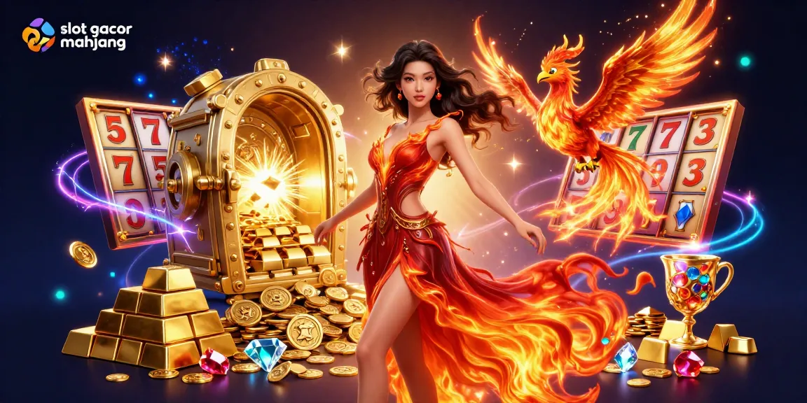 Experience thrilling wins with slot gacor mahjong as dynamic 3D elements come alive in this captivating illustration.
