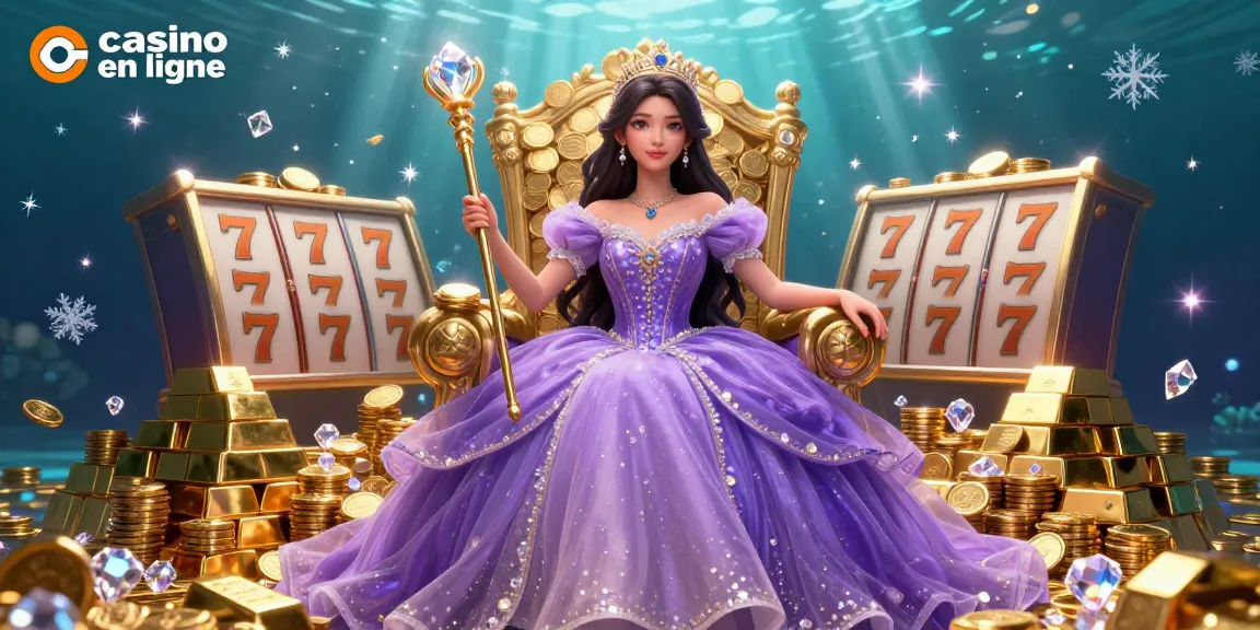 Engage with thrilling games at casino en ligne featuring a royal theme with treasures and vibrant gaming elements.
