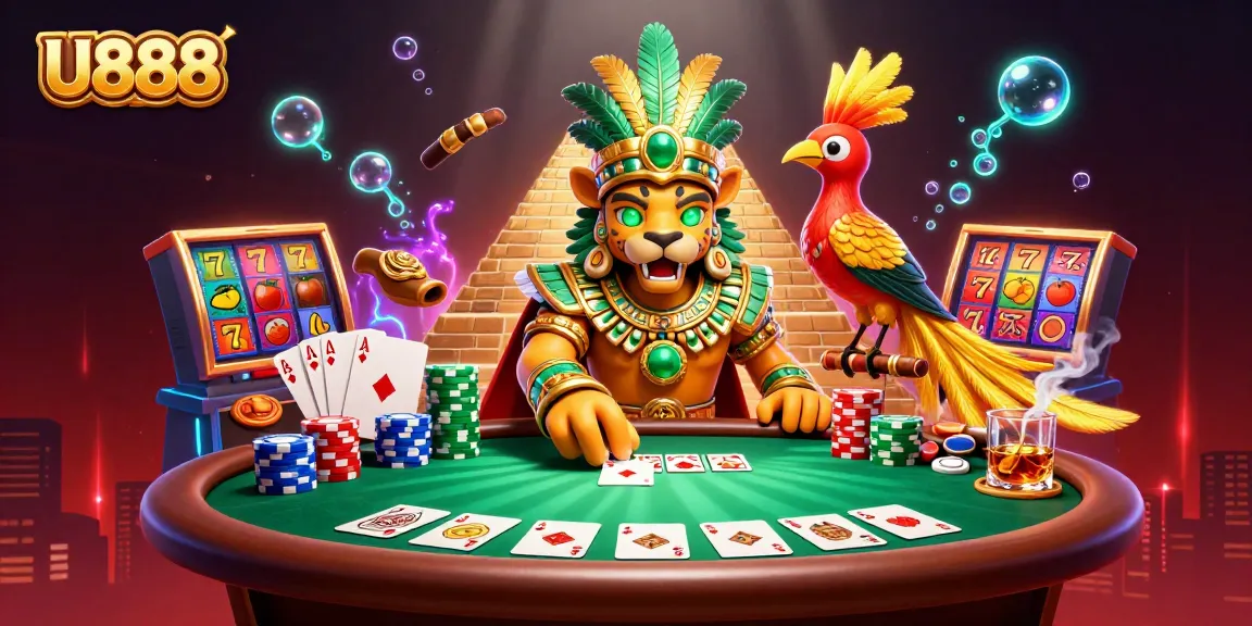 Join U888's thrilling online casino adventure with vibrant games and legendary wins in a dynamic scene.