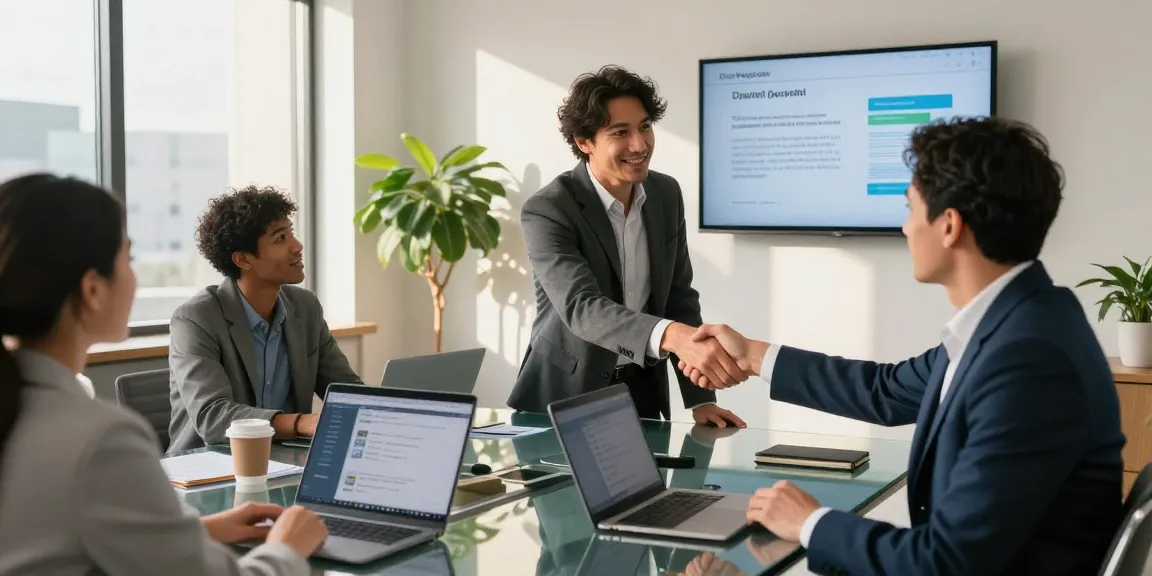 David Vepraskas Atlanta networking in a modern office environment, showcasing professionalism and collaboration.