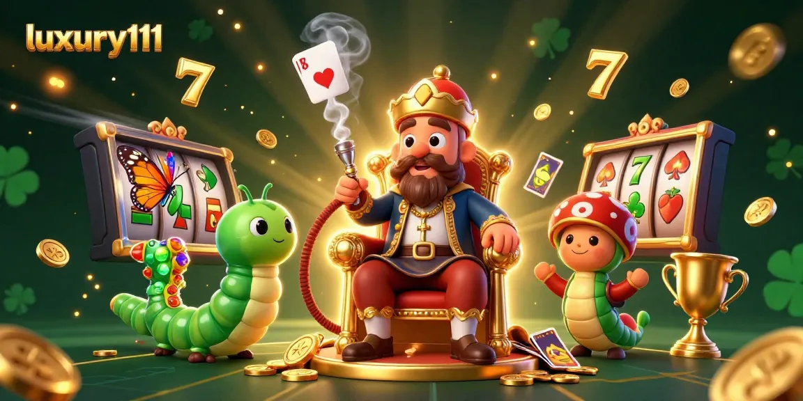 Experience luxury111 with this vibrant, engaging illustration showcasing a fun 3D slot game adventure!
