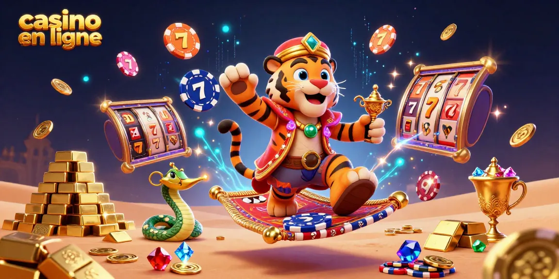 Jouez à des jeux captivants de casino en ligne avec des trésors brillants et des avatars colorés.