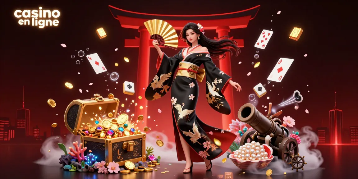 Découvrez l'excitation du casino en ligne avec des scènes dynamiques en 3D de jeux et des éléments vibrants.