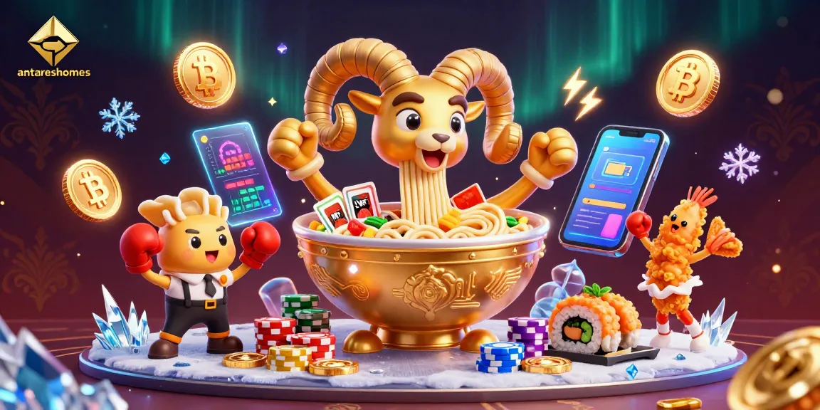 Engage in thrilling action with antareshomes as vibrant characters stack chips and deal cards.