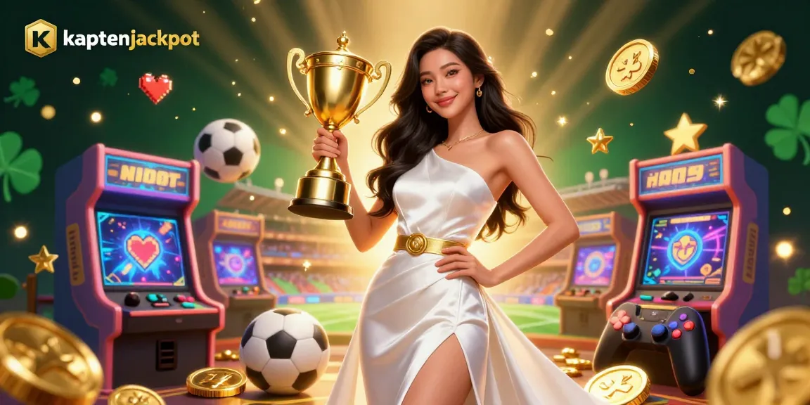 Celebrate wins at kaptenjackpot with a stunning illustration showcasing sports betting triumphs.
