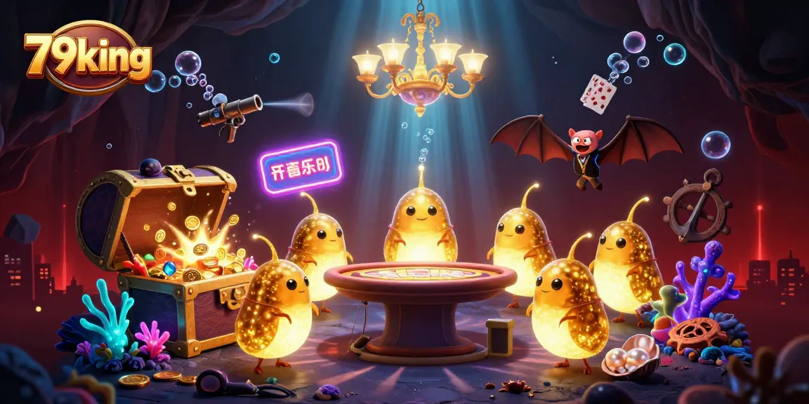 Experience the excitement of 79king casino with glowing glowworms and treasure galore.
