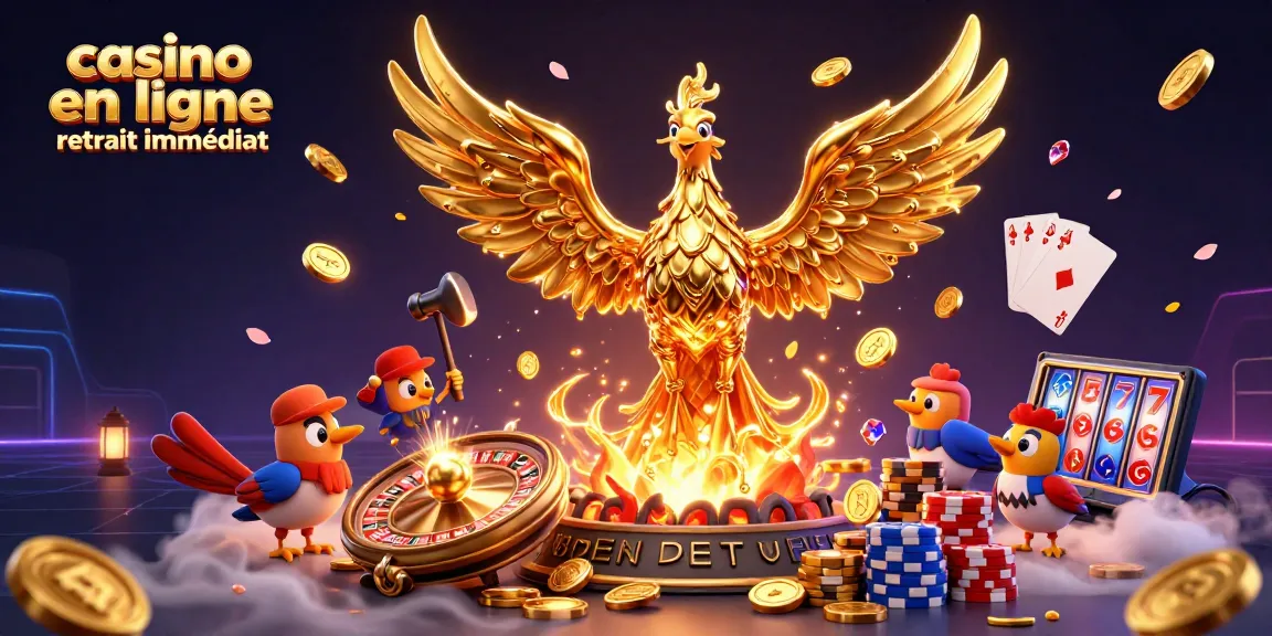 Jouez à des jeux de casino en ligne avec retrait immédiat, explorez les machines à sous et les jeux de table.
