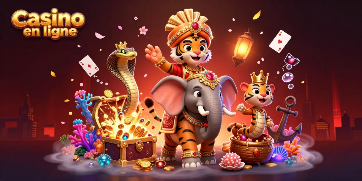 Participez à des jeux passionnants sur casino en ligne au milieu de personnages 3D vibrants et d'éléments de jeu riches.