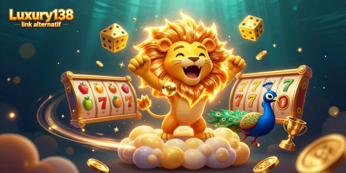 Play and win at Luxury138 link alternatif with thrilling slot game adventures in a dynamic 3D atmosphere.