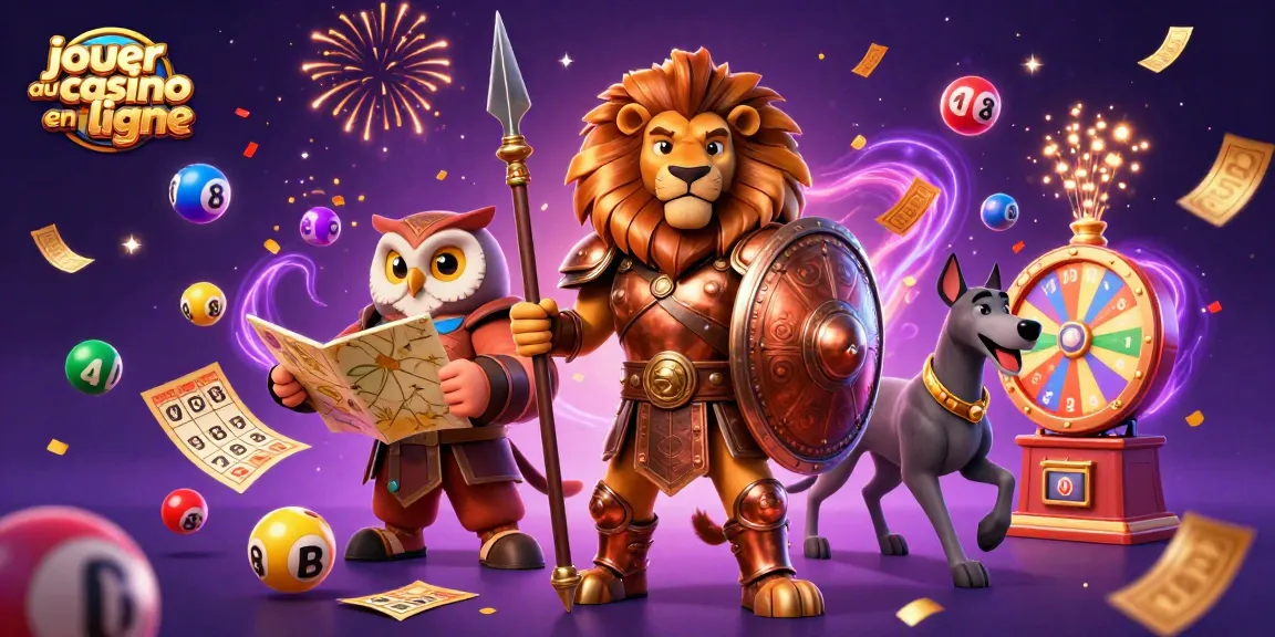Découvrez comment jouer au casino en ligne avec un lion scinéraire et un hibou stratège.