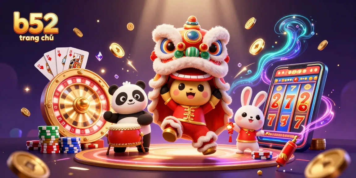 Engage with b52 trang chủ through vibrant casino experiences featuring lion dance characters and sparkling rewards.