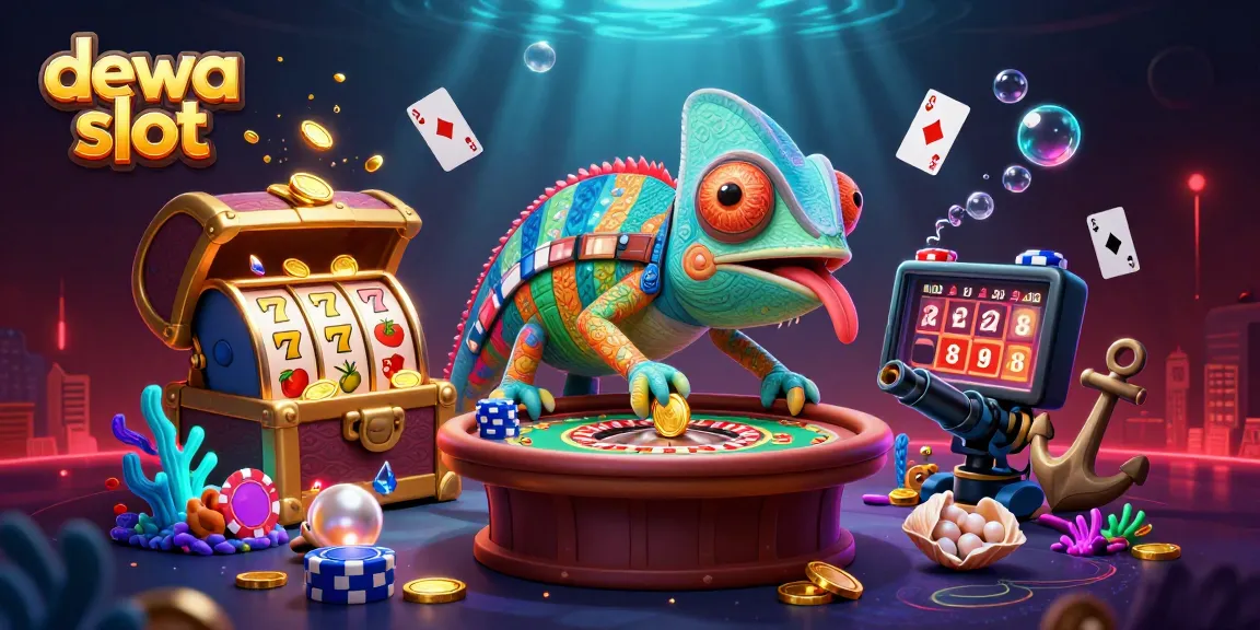 Experience thrilling gameplay with dewa slot, showcasing a vibrant casino scene filled with treasures.