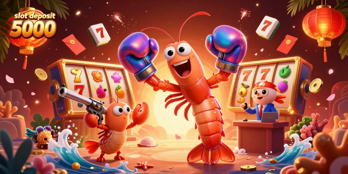 Engage with the thrilling scene of slot deposit 5000 excitement featuring vibrant characters and captivating elements.