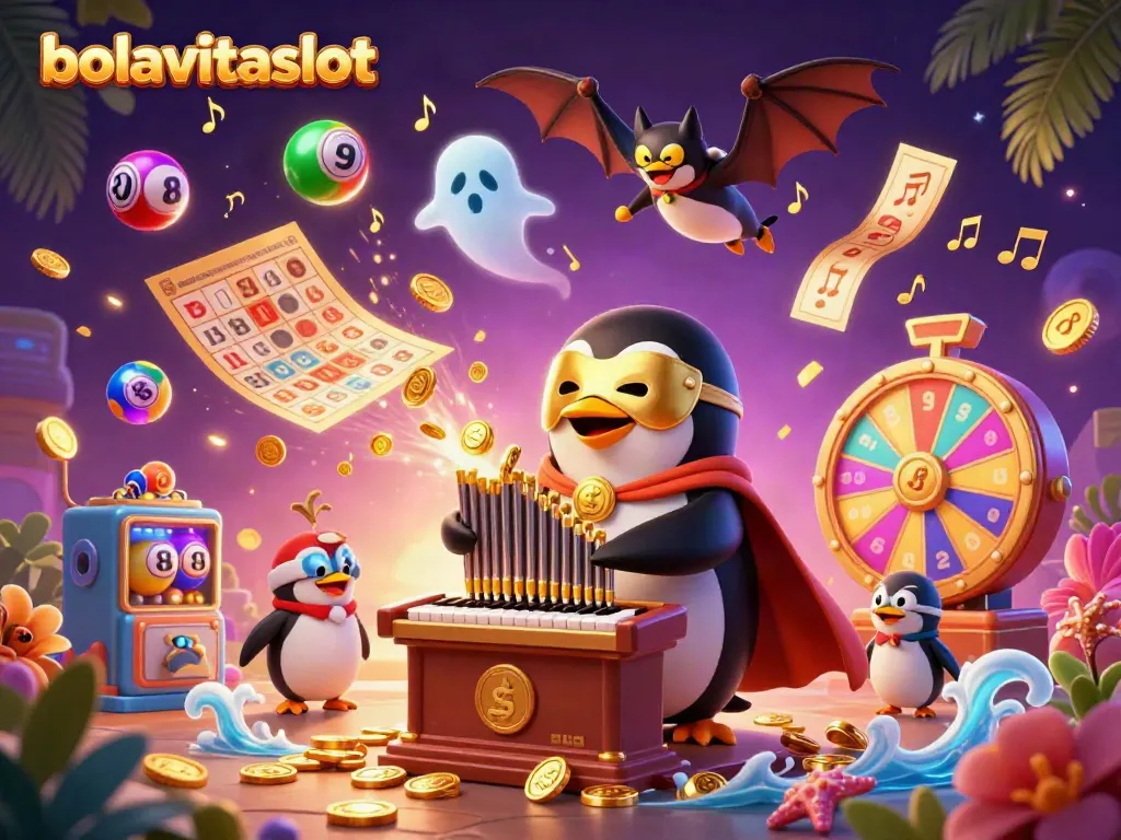 Experience the thrilling action of bolavitaslot with vibrant characters and dynamic casino elements.