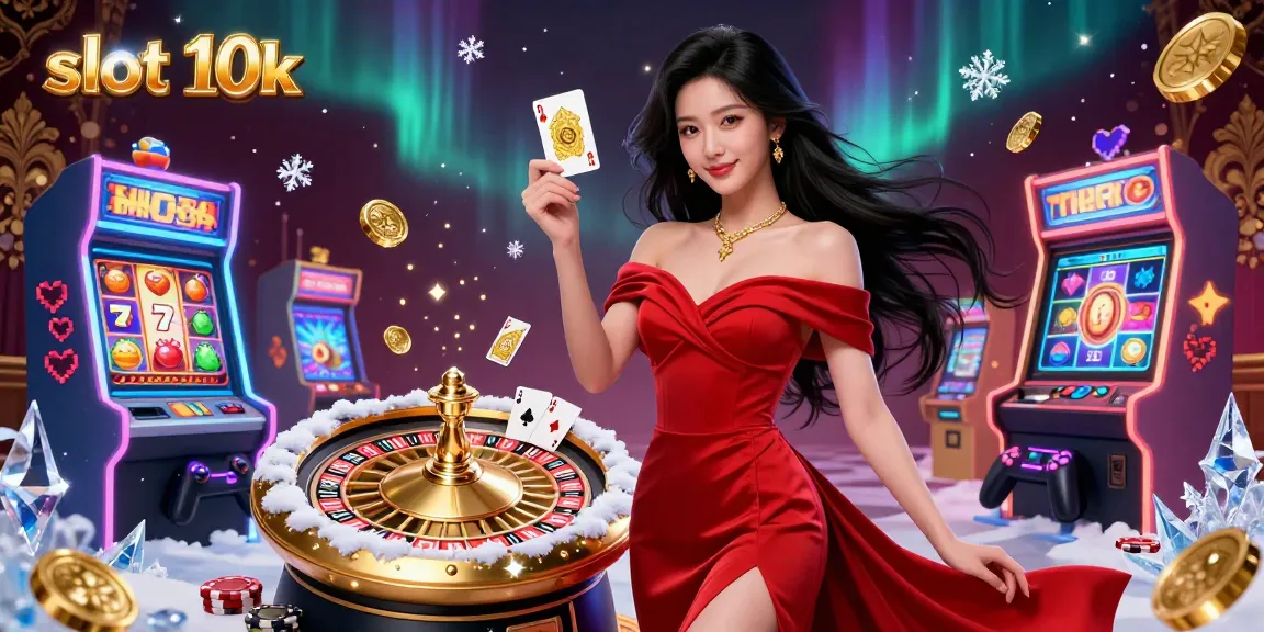 Spin to win big at slot 10k with vibrant 3D casino illustrations featuring exciting game elements.