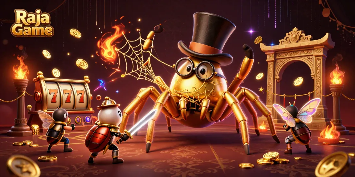 Join Raja Game for thrilling gambling adventures and color prediction excitement in a rich casino scene.