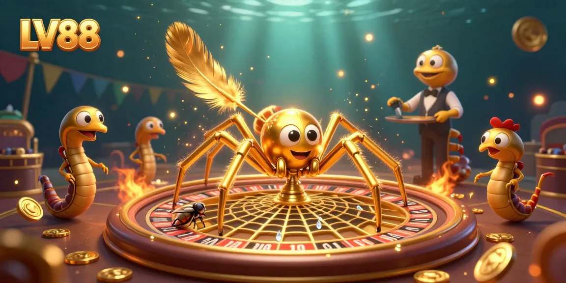 Engage in thrilling roulette at LV88, where golden webs and immersive gameplay await!