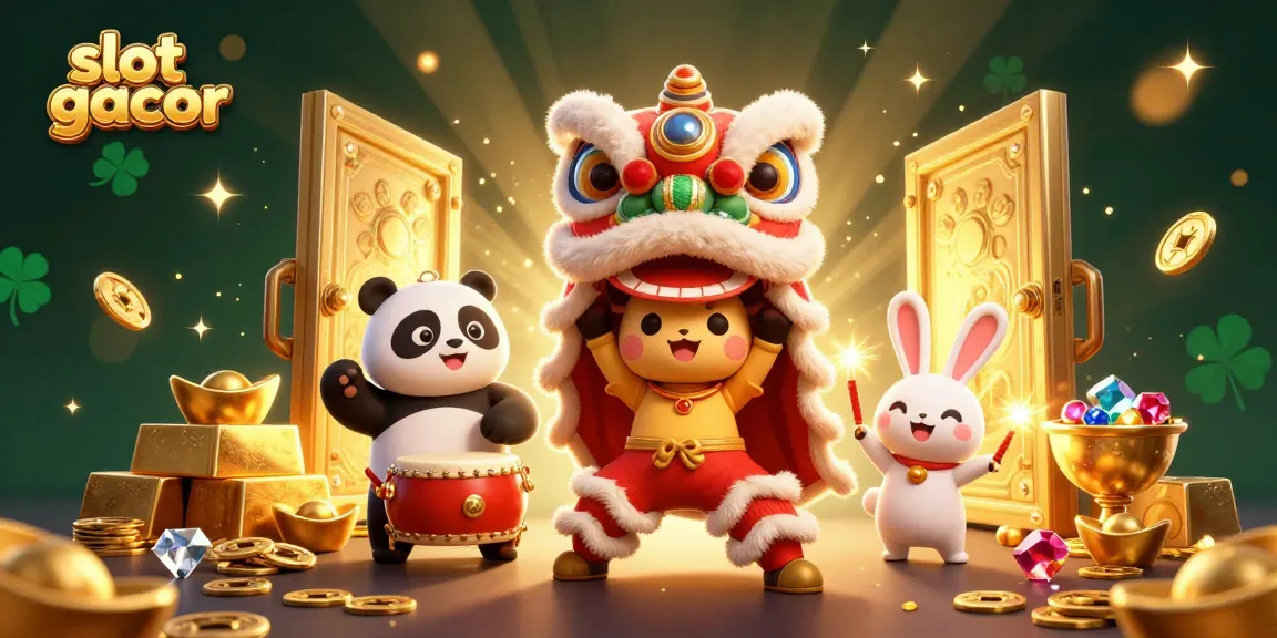 Slot gacor, permainan slot yang mengasyikkan dengan banyak harta berkilau dan karakter lucu meriah.