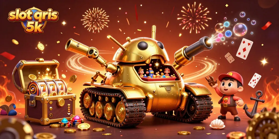 Experience thrilling gameplay with slot qris 5k as golden beetle tank unveils a lively casino scene.