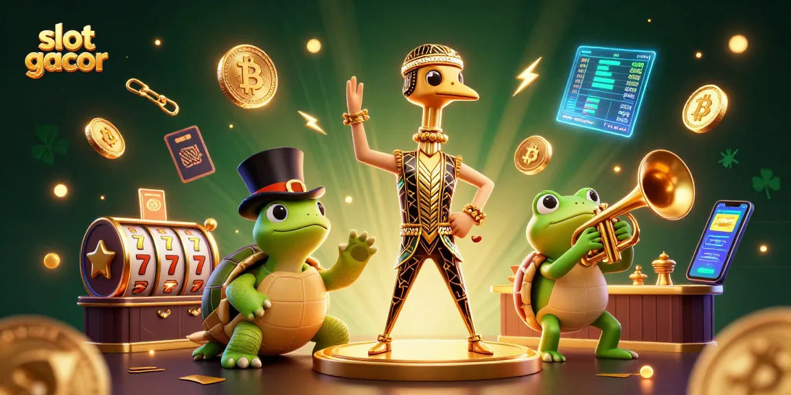Experience slot gacor excitement with lively 3D characters and vibrant casino elements.