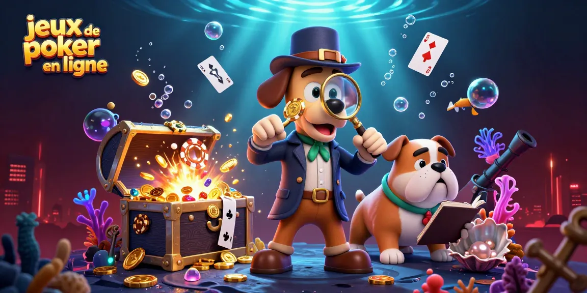 Jouer à des jeux de poker en ligne avec des personnages animés dans un environnement ludique